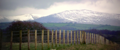 view of the lake district