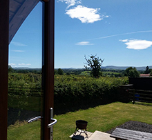 Saddleback View luxury glamping pod interior