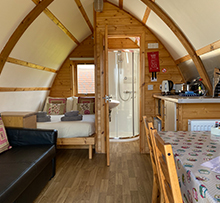 Carrock View luxury glamping pod